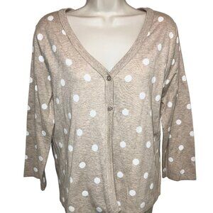 NWT Liz Claiborne 2 Button Cardigan Size: Medium